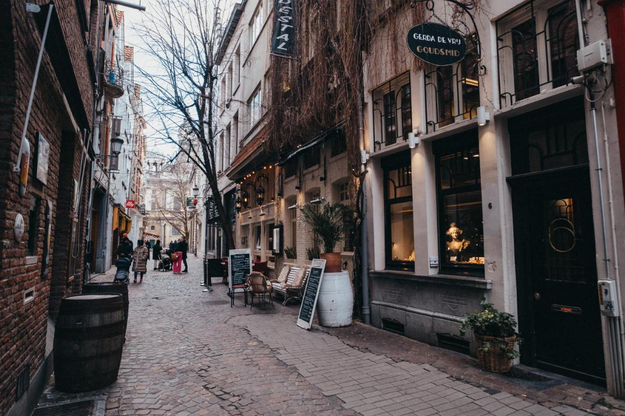 Huize 'De Moriaan' In Historic Center Villa Antwerpen Exteriör bild